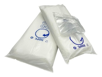 WORECZKI TOREBKI FOLIOWE HDPE 800szt 14/4x26 6µm