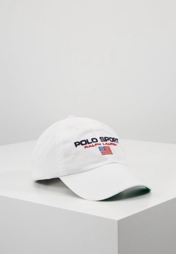 Czapka z daszkiem POLO SPORT RALPH LAUREN biała z logo