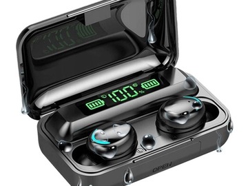 БЕСПРОВОДНЫЕ НАУШНИКИ BLUETOOTH 5.1 F9 — МОДЕЛЬ PRO 2023 TWS + POWERBANK