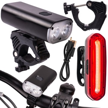 ВЕЛОСИПЕДНАЯ ЛАМПА ПЕРЕДНЯЯ ЗАДНЯЯ ВОДОНЕПРОНИЦАЕМАЯ ДЛЯ ВЕЛОСИПЕДА ПОВОРОТ НА 360 СВЕТОДИОД XPG диод x2