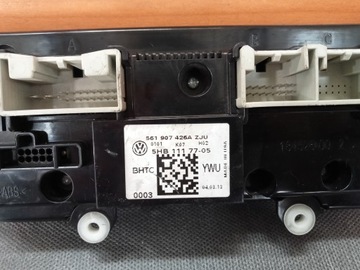 PANEL VENTILACE KLIMATIZACE VW 561907426A ORIGINÁLNÍ EVROPA