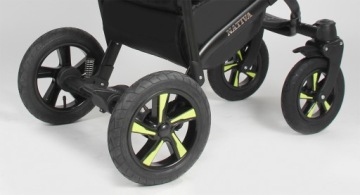 Гондольная коляска Nativa Spost Alu+ Eco из натуральной кожи