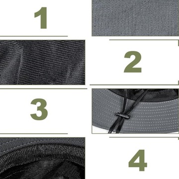 ВОЕННАЯ РЫБАЛОЧНАЯ ШЛЯПА ЖЕНСКАЯ МУЖСКАЯ С УФ-ФИЛЬТРОМ СКЛАДНАЯ ДЫШАЩАЯ