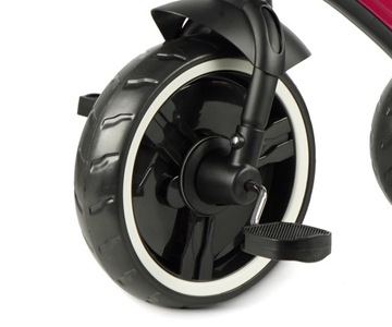 Трехколесный велосипед Elite Plus Qplay Pink с ручкой детский