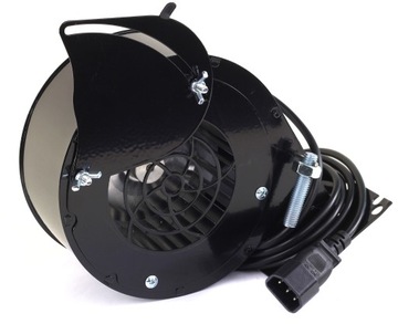 Wentylator dmuchawa NWS-75/P do kotła pieca 80 W + przepustnica + PRZYSŁONA