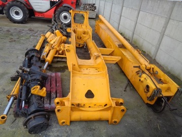 Телескопический погрузчик с кабиной JCB 535-140, рама, телескопический цилиндр, детали цилиндра