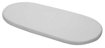 YOONCO BAWEŁNIANE PRZEŚCIERADŁO DO WÓZKA GONDOLI JERSEY 100% SZARE 75x35 CM