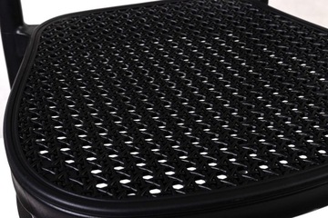 Krzesło Plastikowe Retta Czarne