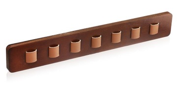 РУЧКА БАМБУКА САМОКЛЕЯЩАЯСЯ СТЕКЛЯННАЯ ВЕШАЛКА 3М КОЖА 7 КРЮЧКОВ