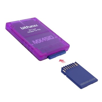 Card Reader for PS2 MX4SIO SIO2SD Memory Card Adapter for Secure Digital TF