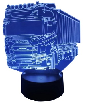 Lampka LED 3D GADŻET DLA KIEROWCY TIRA TIR SCANIA