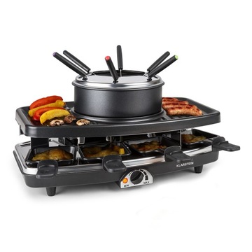 Grill raclette Klarstein Entrecote 1100 W, kamień