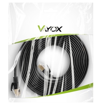 KABEL ETHERNET PRZEWÓD SIECIOWY LAN PATCHCORD SKRĘTKA S/FTP cat.7 PŁASKI 5M