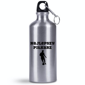 Butelka/bidon 500 ml prezent dla piłkarza, piłkarz piłka nożna + imię, 1