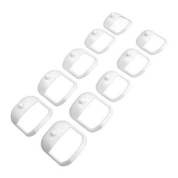 Шаблоны для укладки волос и бритья бороды, 5 прозрачных размеров