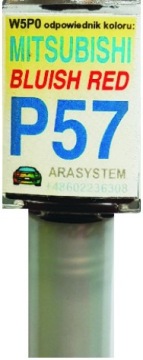 MITSUBISHI P57 BLUISH RED LAKIER SAMOCHODOWY ZAPRAWKA DO RYS 10 ML ARA