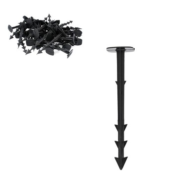 ТКАНЬ НЕТКАНАЯ ПРОТИВОсорнячная STRONG AGRO 1х30м ЧЕРНАЯ 50г/м2 ПРОЧНАЯ + БУЛАГИ