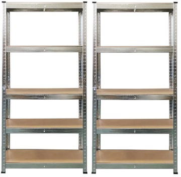 2x REGAŁ MAGAZYNOWY METALOWY 150x75x30 SZAFA PÓŁKA