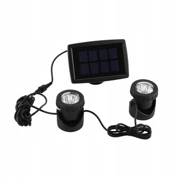 Oświetlenie 2 Lampa LED basenu 12V SOLARNY