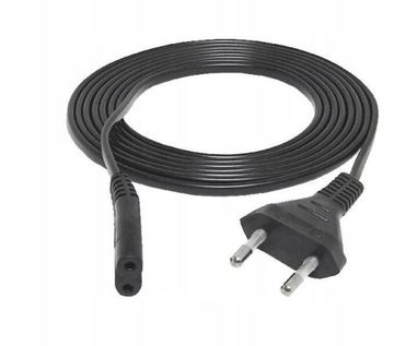 kabel sieciowy zasilający ósemka do radia tv 1,8m
