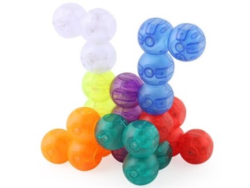 ИГРА СКЛАДНОЙ КУБ, МАГНИТНЫЕ ЦВЕТНЫЕ БЛОКИ