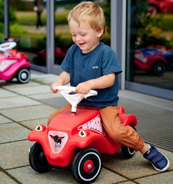 RIDE ON PUSH BABY CAR СИГНАЛ BOBBY CAR CLASSIC RED BIG