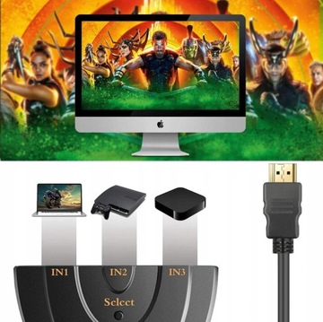 РАЗВЕТВИТЕЛЬ HDMI РАЗВЕТВИТЕЛЬ HDMI 3 ПОРТА 4Kx2K