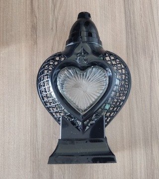 Znicz LS3S CZARNY SERCE 27CM NOWOŚĆ