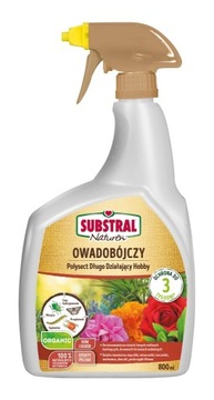Substral Polysect Naturen Spray owadobójczy mszyce przędziorki ćma 800ml