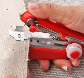 MASZYNA DO SZYCIA RĘCZNA MINI IGŁA NIĆ MANUALNA PRZENOŚNA BEZ ZASILANIA