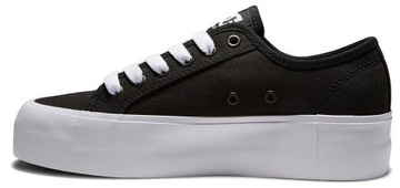 buty DC Manual Platform - BKW/Black/White