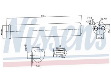 SUŠIČ KLIMA MITSUBISHI OUTLANDER II 2.0-3.0 06-12 III 15-21