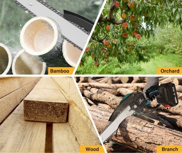 АККУМУЛЯТОРНАЯ ЦЕПНАЯ ПИЛА 8 ДЮЙМОВ 2XAKU 2X ЦЕПЬ 8