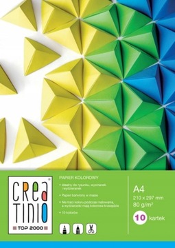 PAPIER KOLOROWY TOP CREATINO A4 10K 80G