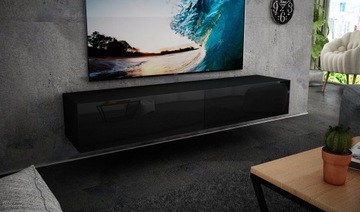 ПОДВЕСНОЙ ШКАФ ПОД ТЕЛЕВИЗОР 200 СМ ГЛЯНЕЦ, РАЗНЫЕ ЦВЕТА!