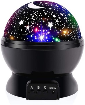 Światło nocne Obracające się światło LED