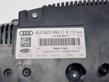 4L0920984C PŘÍSTROJOVÁ DESKA 3.0 TDI QUATRO 171 2008 AUDI Q7 (4L)
