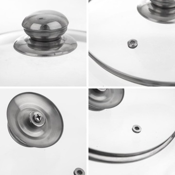 Стеклянная крышка для кастрюли/сковороды 26 см.