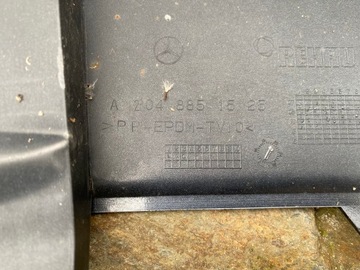 MERCEDES 204 GLK NÁRAZNÍK ZADNÍ CHRÓM 2048851525 ORIGINÁLNÍ