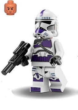 Lego Star Wars Clone Trooper sw1207 + BROŃ - 75342