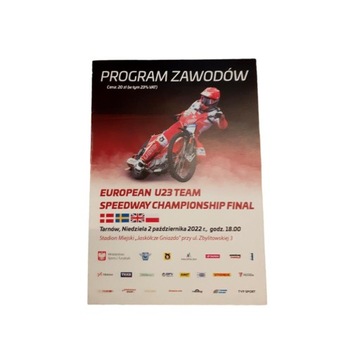 Wkładka do programu European U23 Team Tarnów 2022