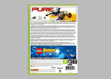 две игры для XBOX 360 PURE + комплект LEGO BATMAN
