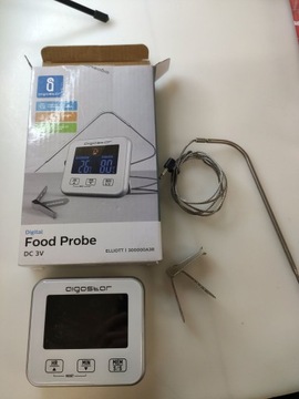 КУХОННЫЙ ТЕРМОМЕТР ДЛЯ ПЕЧИ, КОПИЛКИ, ГРИЛЯ, МЯСА, ВОДЫ с зондом