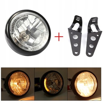 REFLEKTOR LED LAMPA PRZÓD MOTOCYKLOWA 7 