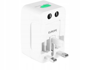 УНИВЕРСАЛЬНЫЙ ПЕРЕХОДНИК ПЕРЕХОДНИК США Великобритания ЕС ВСЕМИРНАЯ РОЗЕТКА + КОРПУС