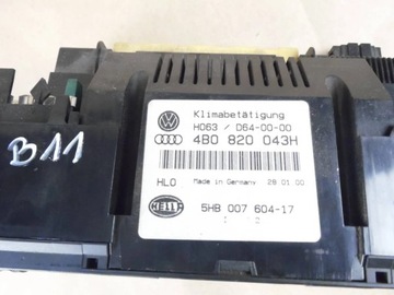 AUDI A6 C5 PANEL KLIMATIZACE 4B0820043H