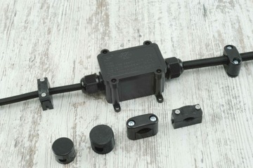 hermetyczna podwójna puszka naprawcza IP66. puszka natynkowa w stylu loft