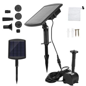 СОЛНЕЧНЫЙ ВОДЯНОЙ НАСОС ВОДЯНОЙ НАСОС ДЛЯ ОТКРЫТОГО БАССЕЙНА ДЛЯ ПРУДА ФОНТАН