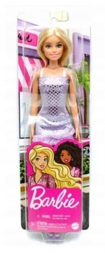 Lalka Barbie Blondynka w Sukience Mini HJR93