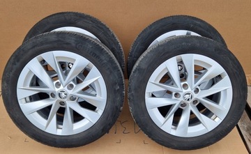 ALUFELGI SKODA OCTAVIA IV 5E3601025 ET46 IDEALNE ORYGINAŁ 17''
